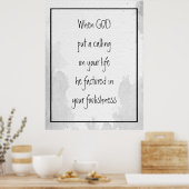 神感動的のおもしろい使命に関する引用文 ポスター (キッチン)