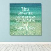 神感動的はすでにキリスト教の引用文 キャンバスプリント (インサイチュ (ウッドフロア))