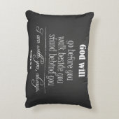 神感動的は聖書の聖句と引用文する アクセントクッション (裏面(縦))