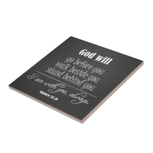 神感動的は聖書の聖句と引用文する タイル (側面)