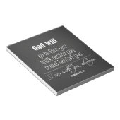 神感動的は聖書の聖句と引用文する ノートパッド (アングル)