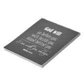 神感動的は聖書の聖句と引用文する ノートパッド (回転)