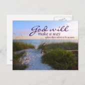 神感動的は道を作る… ポストカード (正面/裏面)