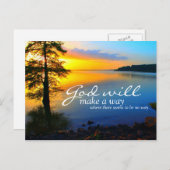 神感動的は道を作る… ポストカード (正面/裏面)