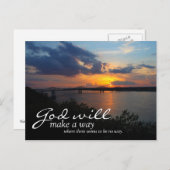 神感動的は道を作る… ポストカード (正面/裏面)