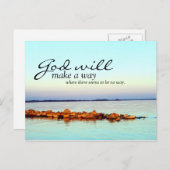 神感動的は道を作る… ポストカード (正面/裏面)