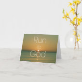 神感動的へのクリス走ンの引用文 カード (黄色い花)