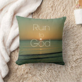 神感動的へのクリス走ンの引用文 クッション (ブランケット)