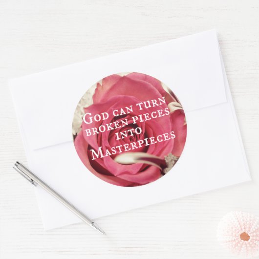 神感動的引用文最高傑作 ラウンドシール (封筒)