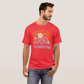 神感謝していその就寝時間の母のジョーク母プンマザー Tシャツ (正面フル)