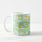 神感謝していに召し上がれ – 2コリント2:14 コーヒーマグカップ (左)