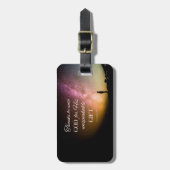 神感謝していに召し上がれ – 2 Cor.9:15 ラゲッジタグ (正面縦)