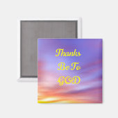 神感謝していに頼る マグネット (正面/裏面)