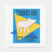 神感謝していの聖金曜日 スタンダードランチョンナプキン (正面)