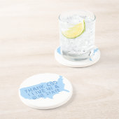 神感謝していは青い州に住む コースター (側面)