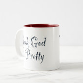 神感謝していよかわいらし ツートーンマグカップ (正面左)