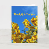 神感謝していよ（コロサイ3:12） カード (正面)