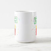 神感謝していフライの日だ!かわいいフライフランスので コーヒーマグカップ (中央)