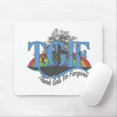 神感謝していTGIFを許された マウスパッド (マウス)