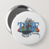 神感謝していTGIFを許された 缶バッジ (正面&裏面)