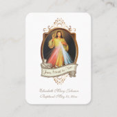 神慈悲バプテスマ記憶祈りの言葉 プレイスカード (正面)