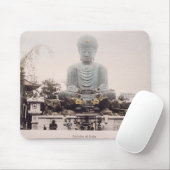 神戸のDaibutsu、c.1880 (手によって着色される卵白pr マウスパッド (マウス)