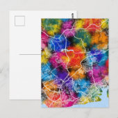 神戸市の地図 ポストカード (正面/裏面)