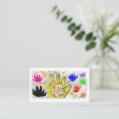 神手はより大きいです 名刺 (スタンド正面)