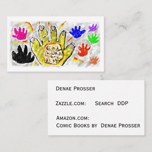 神手はより大きいです 名刺 (正面/裏面)