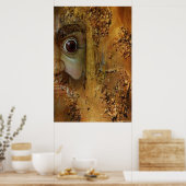 神抽象芸術プリント ポスター (キッチン)