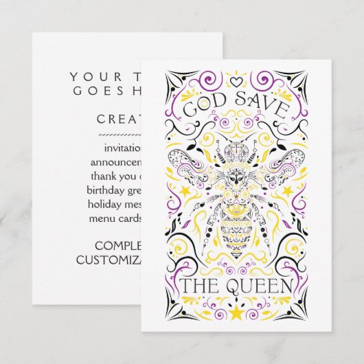 神救妃 招待状 (正面/裏面)
