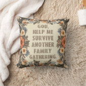 神救済よよ生き延びよ家族が集うおもしろい クッション (ブランケット)