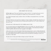 神救済葉書 ポストカード (裏面)