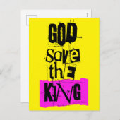 神救王チャールズ英王室の(昆虫)オオカバマダラ、モナークH シーズンポストカード (正面/裏面)