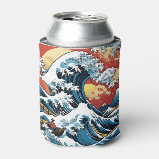 神日本の川素晴らし波 缶クーラー (缶正面)