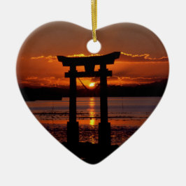神日本の社・長尾 セラミックオーナメント