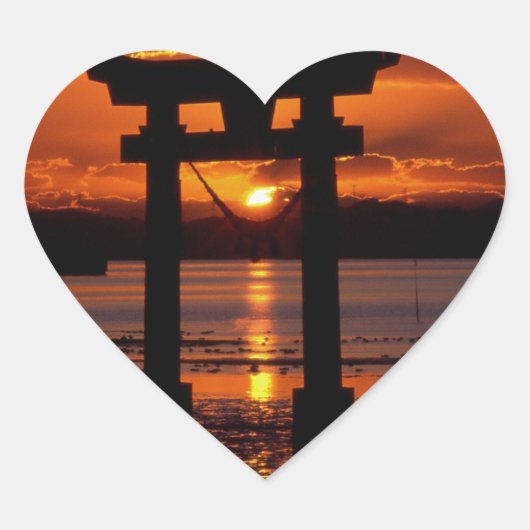 神日本の社・長尾 ハートシール (正面)