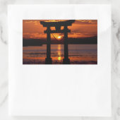 神日本の社・長尾 長方形シール (バッグ)