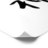 神日本の神漢字 – めがみ ポスター (角)