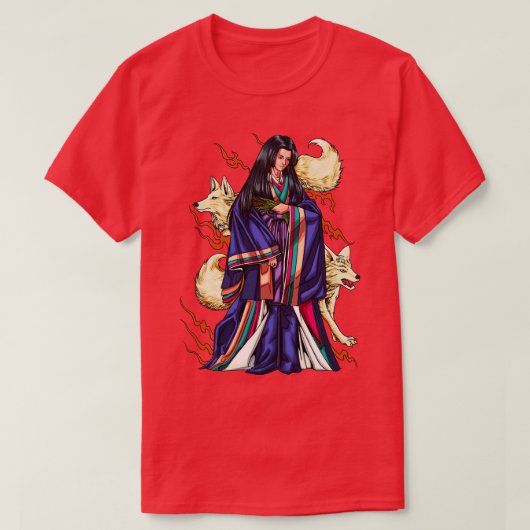 神日本の稲荷 Tシャツ (デザイン正面)