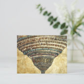 神曲(ディヴァイン・コメディ) by サンドロ・ボッティチェッリ ポストカード (スタンド正面)