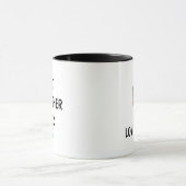 神最高の父の贈り物パーソナライズされた マグカップ (中央)