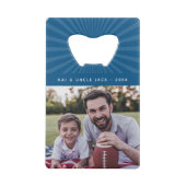 神最高の父 | カスタム写真 クレジットカード栓抜き (裏面)