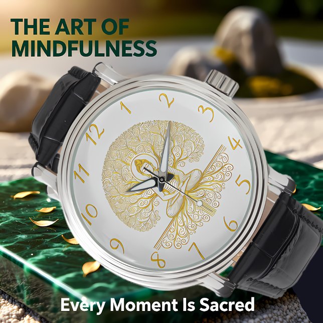 神木の下の仏 腕時計 (クリエイターアップロード済み)