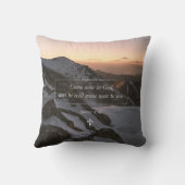 神来に近くヤコブ4: 8信仰の聖句 クッション (裏面)