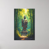 神林の仏 キャンバスプリント (正面)