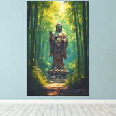 神林の仏 キャンバスプリント (インサイチュ (ウッドフロア))