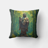 神林の仏 クッション (裏面)