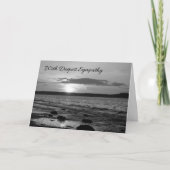 神様があなたのハートを癒してください……悔やみや弔慰 カード (正面)