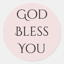 神様があなたを祝福します ピンクとブラック